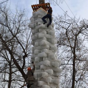 Icicle for ice climbing