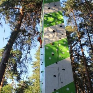 The climbing wall 12m high