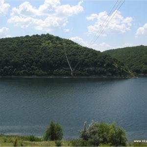 Тролей через р. Дністер. Довжина 700 м Тролей через р. Дністер. Довжина 700 м