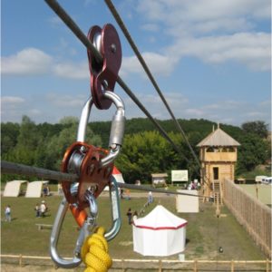 The zip lines at festivals The zip lines at festivals